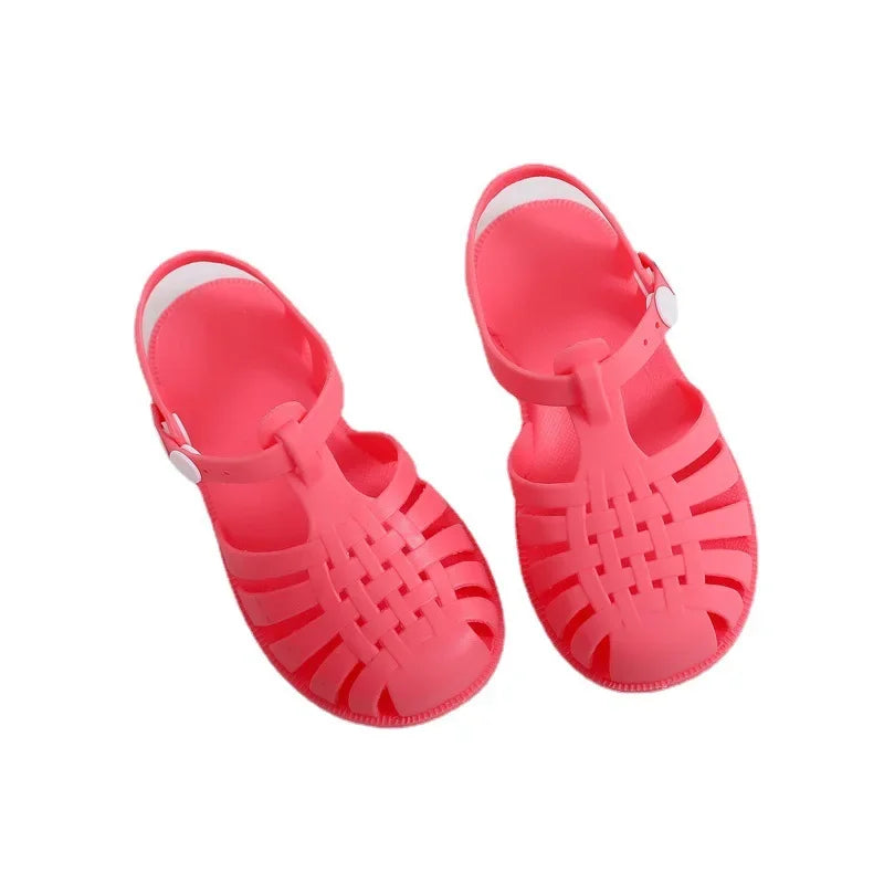 Children's Summer New Roman Sandals Outerwear Headband Buckle Outdoor Cool Shoes Beach Shoes Spring New Style Non-Brand